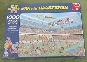Jan van Haasteren FUSSBALL VERRÜCKT! Comic Puzzle 1000 Teile Jumbo - Bild 1 von 4