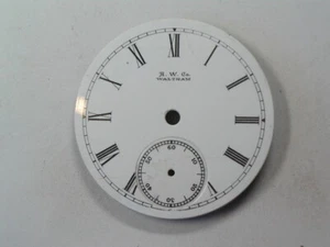 Antique 18 Size A. W. Co. Waltham Pocket Watch Dial D-247 - Picture 1 of 1