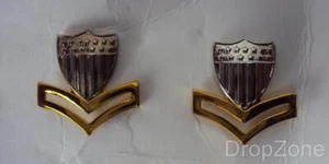US Coast Guard Petty Officer Second Class Collar Insignia / Badges - Bild 1 von 2