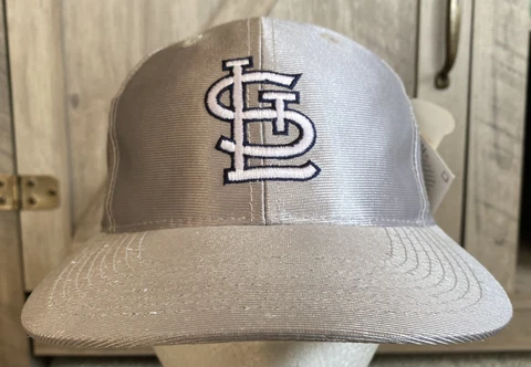 VTG St. Louis Cardinals Turn Ahead The Clock Silver Snapback Hat Cap Century 21 Cover