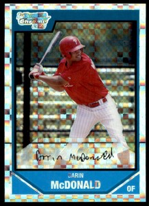 2007 Bowman Chrome XFractor Darin McDonald #/275 #BC9