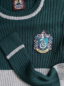 Harry Potter Slytherin Quidditch Sweater XS Machine Wash/Dry!  Discontinued!