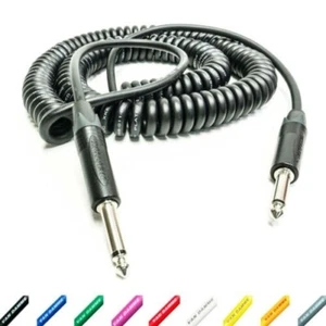 Transporter Damme Curly Gitarre Kabel Neutrik Instrument Studio Grad. 70cm>2.5m - Picture 1 of 12