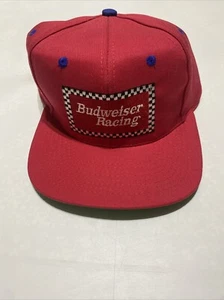 Vintage Budweiser Racing Bill Elliot #11 Red SnapBack Hat - Picture 1 of 7