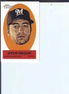 Ryan Braun 2012 Topps Heritage Stick-On - Picture 1 of 1