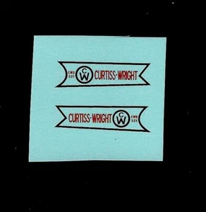 MATCHBOX KING SIZE K7a CURTISS WRIGHT REAR DUMPER TRANSFERS/DECALS - Picture 1 of 1