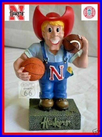 NEBRASKA CORNHUSKERS NCAA FOOTBALL BASKETBALL SPORTS MASCOT GREAT GIFT 5" RARE Cover