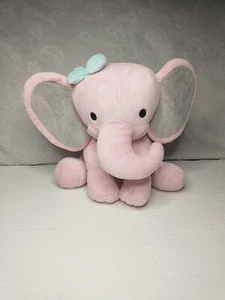 Bedtime Originals Twinkle Toes Pink Elephant Plush Hazel Stuffed Animal Toy - Picture 1 of 13
