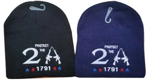 Protect 2nd Amendment 1791 2A Beanie Wintermütze warme Mütze - Bild 1 von 1