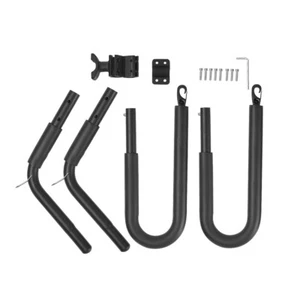 Tabla de surf portabicicletas negro porta tablas de surf para bicicleta con herrajes de montaje - Imagen 1 de 11