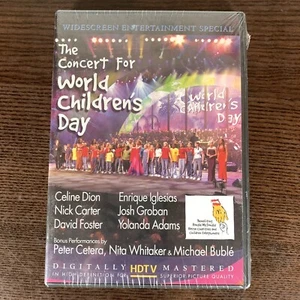 The Concert For World Children's Day Celine Dion Iglesias DVD New and Sealed - Picture 1 of 6