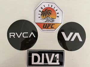 UFC STICKER SET UFC MMA Sticker RVCA MMA DIV1 Bellator Connor Gaethje Kahbib - Picture 1 of 7