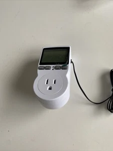 Techbee Digital Infinite Repeat Cycle Intermittent Timer Plug for Electrical Out - Picture 1 of 2