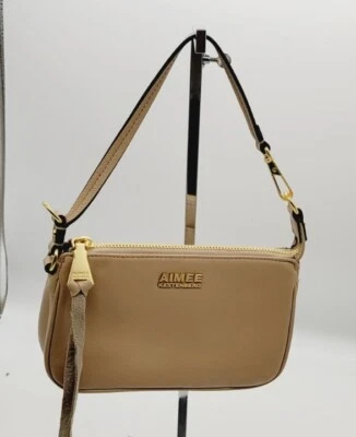 Aimee Kestenberg Glove Tanned Leather Pouchette-Fiery OATMEAL Purse - Image 1 of 4