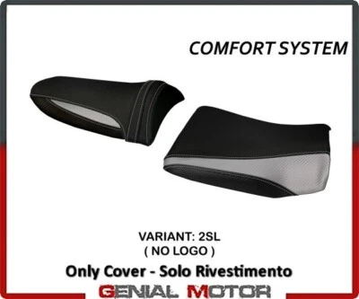 Pozzuoli 1 Comfort Saddle Cover Silver (SL)T.I. Kawasaki Z 1000 2003>2006 - Image 1 of 2
