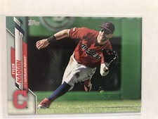 2020 Topps Series 1 Tyler Naquin Advanced Stat Parallel /300 Indians #291