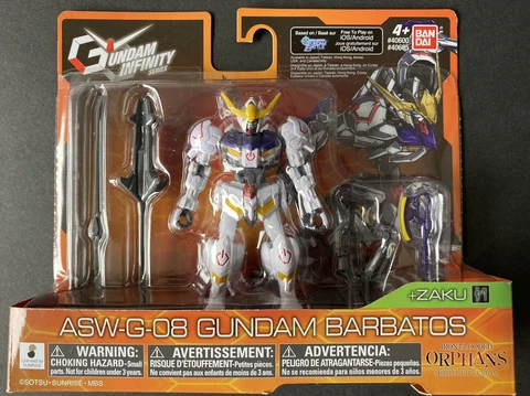 BANDAI GUNDAM INFINITY SERIES 4 1/2-INCH BARBATOS GUNDAM ACTION FIGURE Cover