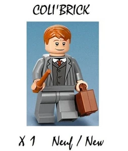Lego Minifig du set 76403 - Arthur Weasley, Light Bluish Gray Suit hp359 NEW - Imagen 1 de 2