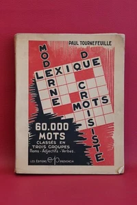 Modernes Kreuzworträtsellexikon - Paul Tournefeuille - 1. Auflage 1952 - Bild 1 von 2