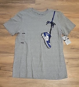 Camisa Nike Dallas Cowboys Dak Prescott Air Jordan 1 Retro Talla Mediana Gris Nueva con Etiquetas - Imagen 1 de 5