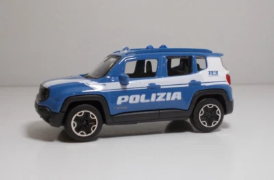 Bburago 01322 JEEP RENEGADE "POLIZIA" - METAL Scala 1:43 - Immagine 1 di 3