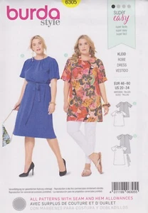 Sewing Pattern, Women's Top & Dress Size 20 - 34 US # 6305 - From UK Sewing - Picture 1 of 2