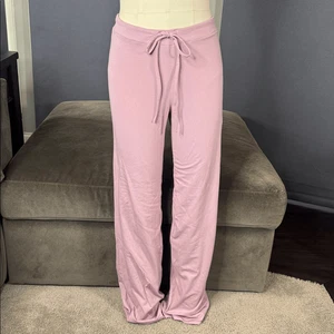 SKIMS Baumwolljersey gerades Bein altrosa Hose Größe S AP-PNT-1384 neu mit Etikett - Bild 1 von 12