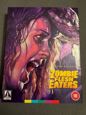 Zombie Flesh Eaters Arrow Limited Edition 4K UHD Blu-ray Lucio Fulci Zombi 2 - image 1 of 4