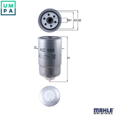 FUEL FILTER KC 195 FOR LTI ALFA ROMEO PEUGEOT BOXER/Bus/Platform/Chassis/Van TX - Image 1 of 4