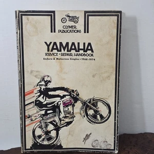 Clymer Yamaha Service Repair Handbook Enduro & Motocross Singles 1968-1974 - Picture 1 of 12