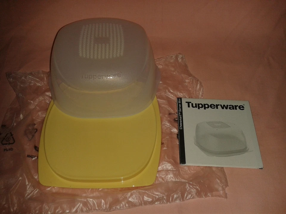 Tupperware Mini Formaggio Max Giallo Trasparente Condens Control Nuovo - Immagine 1 di 1