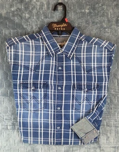 Wrangler Retro Premium Modern Fit Western Langarm Button Down Hemd - Gr. M - Bild 1 von 4