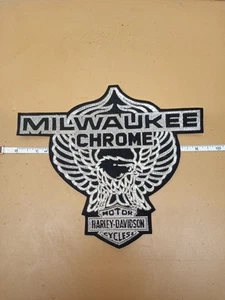 Milwaukee Chrome Harley Davidson Motorcycles Patch - Picture 1 of 8