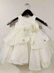 Princess Daliana Flower Girl Dress Size 1 Wedding Bridesmaid Baby Christening - Picture 1 of 6