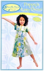 VESTIDO FÁCIL DE AMAPOLA! Niñas 2-8 P169 Diseños de Casa Vainilla SIN USAR Patrón de Costura - Imagen 1 de 3