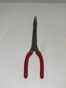 Snap On Red Long Neck 15" Straight Needle Nose Pliers 915CF New Other - Picture 1 of 11