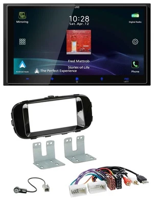 JVC USB Bluetooth 2DIN DAB MP3 Autoradio für Kia Soul PS 14-19 piano AUX - Bild 1 von 4