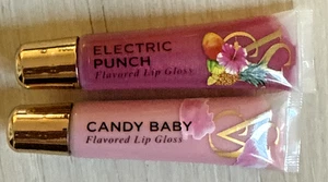 2 Lucidalabbra Aromatizzati Victoria's Secret Candy Baby Punch Elettrico NUOVO - Foto 1 di 4