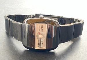 L.C.L.T Elektronenvolt Digitales Modell Sprungstunde Vintage UHR seltenes Sammle - Bild 1 von 6