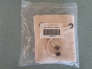 Longaberger Fabric liner in Canvas for your Medium Boardwalk basket NEW - Picture 1 of 2