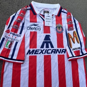 NWT Vtg 90s Chivas Guadalajara 1997 1998 Atletica Jersey XL Football Soccer - Picture 1 of 6