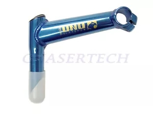 New Uno MTB Bicycle Bike Quill Stem 25.4 150mm 12° Bore 25.4mm Blue - Picture 1 of 1
