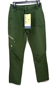 NEW Gnara GoFly Zipper Technology Go There Green Hiking Pants Women's 2 - Picture 1 of 10