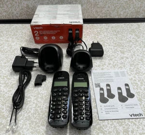 VTech CS1451 DECT Telefon Schnurlos 2 mobilteile Anrufbeantworter Shredders - Bild 1 von 4