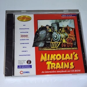 Nikolai's Trains Interactive Storybook Age 4-8 CD-ROM PC Vintage Corel Software - Bild 1 von 2