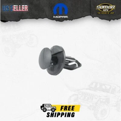 Mopar Push Pin, M8x24.3 for Jeep Wrangler JL and JK 2007-2023 #6503598 - Image 1 of 2