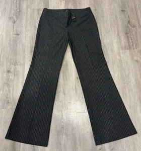 Bebe Pinstripe Wide Leg Women's Dress Pants Size 10 - Picture 1 of 6