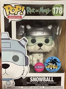 Funko Pop! Rick & Morty Snowball Flocked #178 vinilo exclusivo de la Comic Con 2017 - Imagen 1 de 7