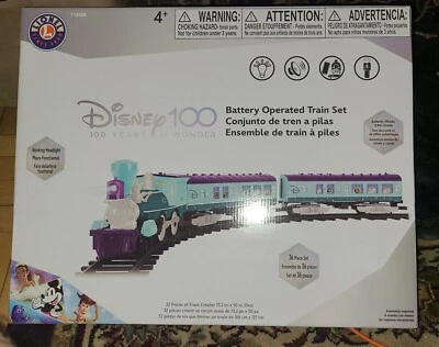 Lionel Disney 100 Years Of Wonder 712096 Battery Operated Train Set Brand New - Image 1 of 4