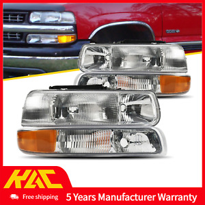 US For 1999 2000 2001 2002 Chevy Silverado  Superior Quality Headlights Assembly